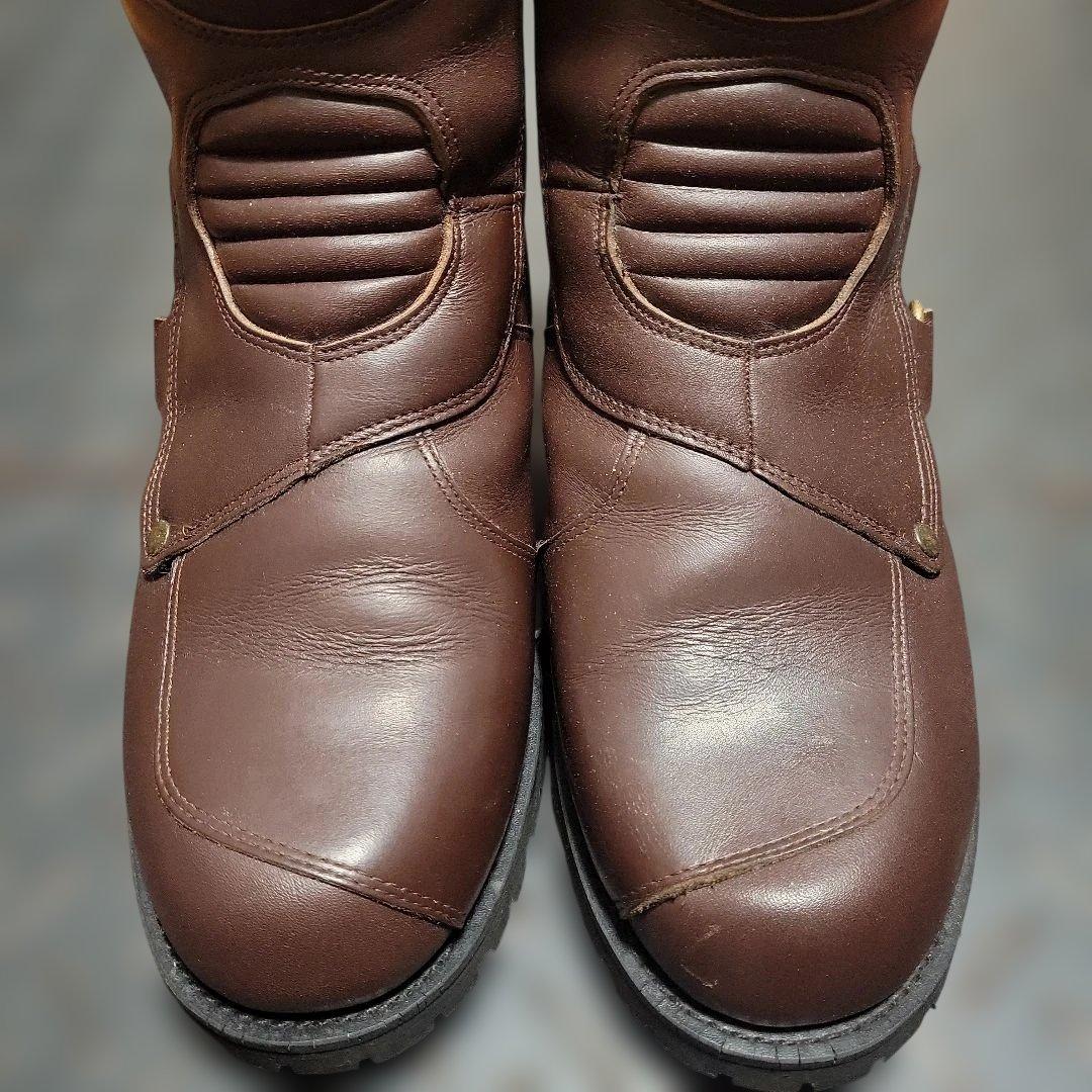 HONDA ホンダ　レザーショートブーツ　ブラウン　26cm　中古品！