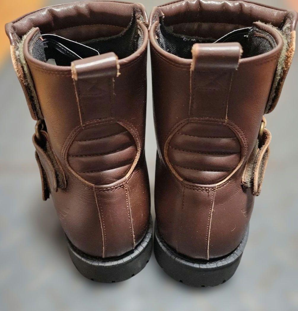 HONDA ホンダ　レザーショートブーツ　ブラウン　26cm　中古品！