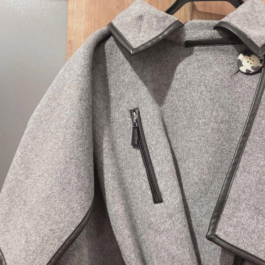 【極美品】snidel 新木優子 コート ポンチョ コラボ グレー