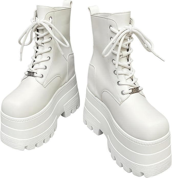 [S120-126]　厚底ブーツ　レディース　コスプレ　ハロウィン　24.5cm