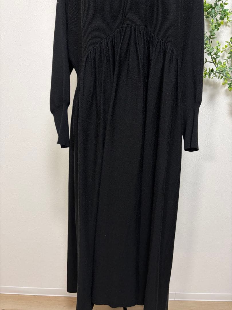 リ*コ様 Curensology カレンソロジー　ウール　ハイネックギャザーワン