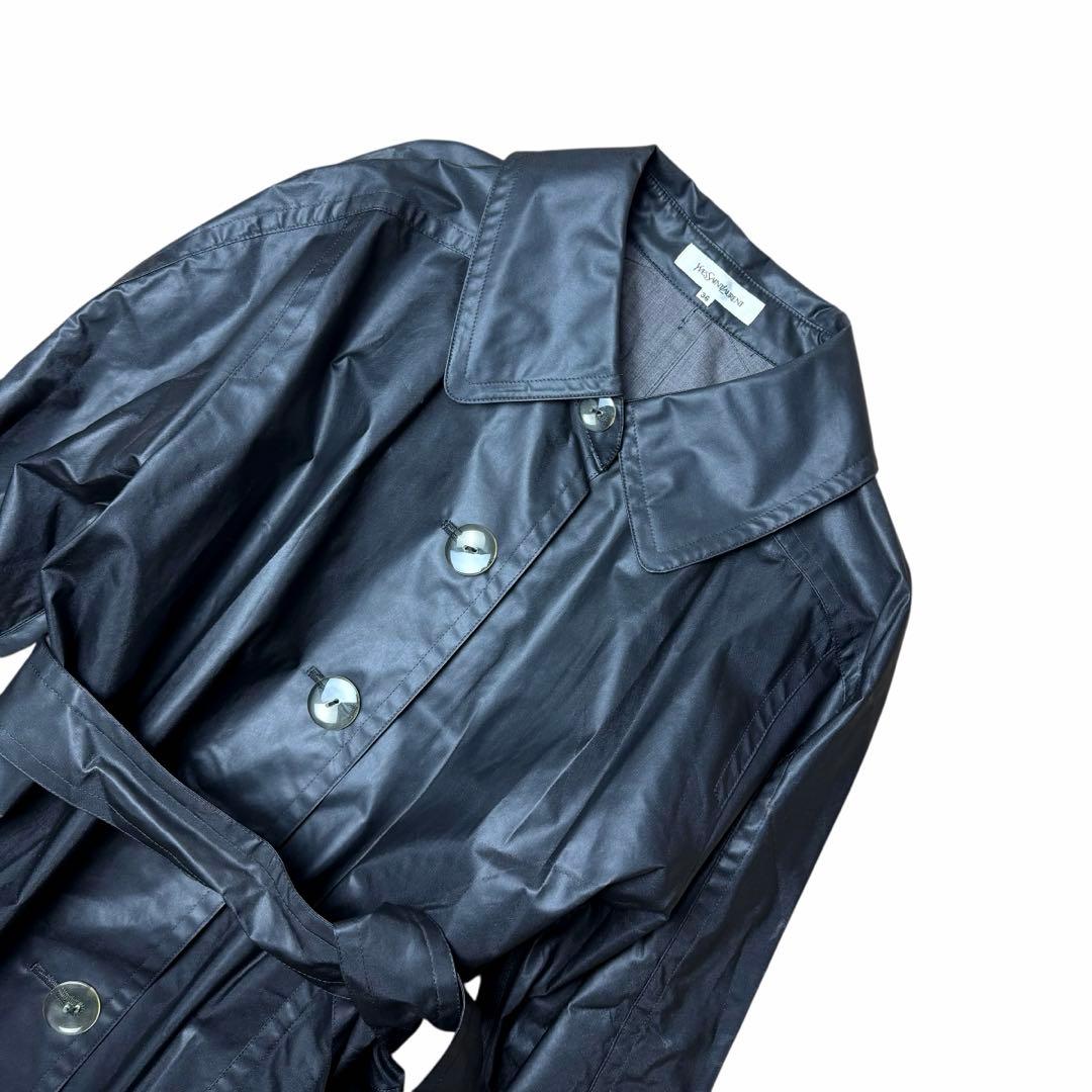 大きい✨イヴ サンローラン トレンチコート ライトアウター ジャケット　ベルト付