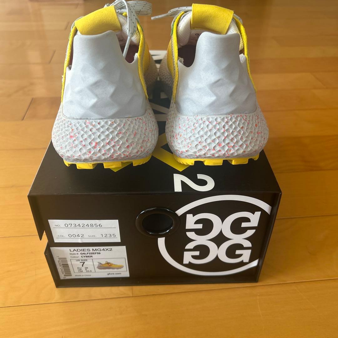 G/FORE イエロー グレー スニーカー