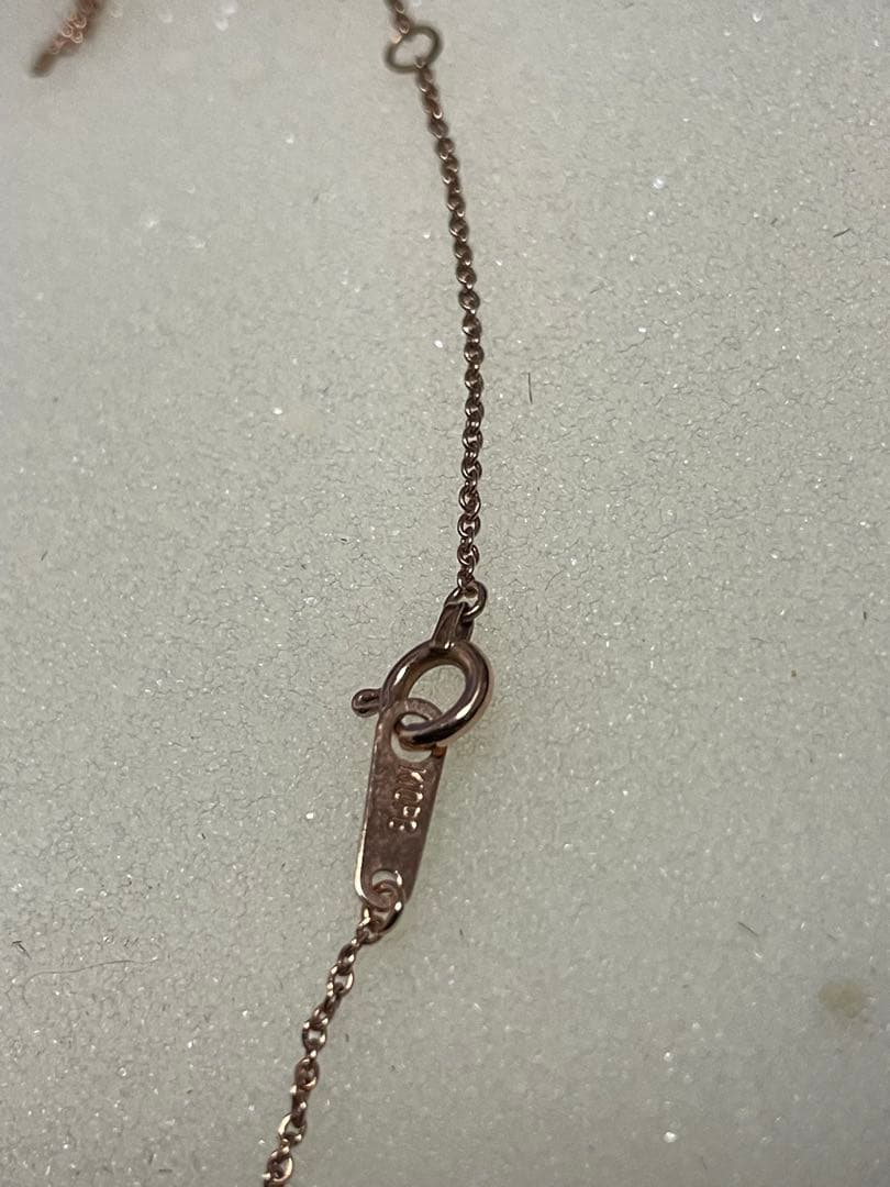 エステールk10PGミニリングネックレス