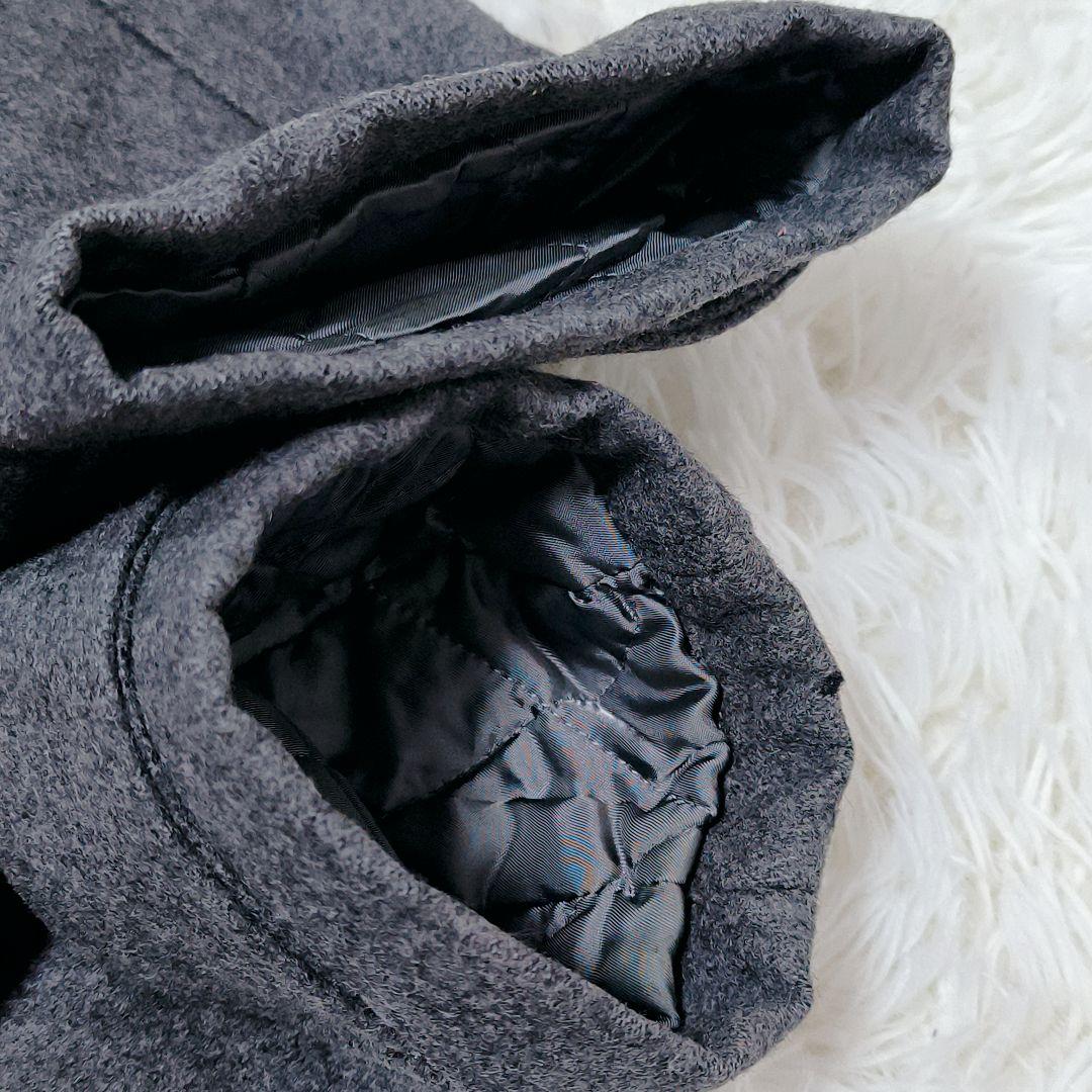 XL/PAUL SMITH ウールカシミヤメルトンロングコート 裏地キルティング