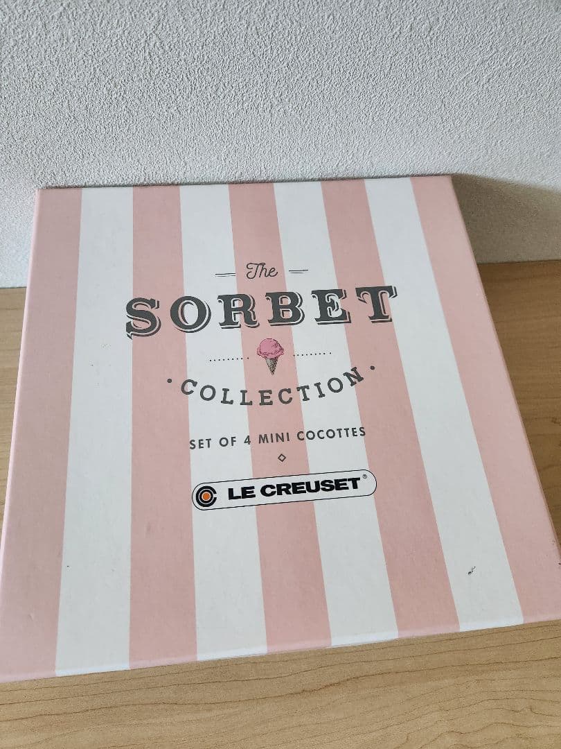 ル・クルーゼ ミニココット 4個セット 箱付き 未使用 パステルカラー