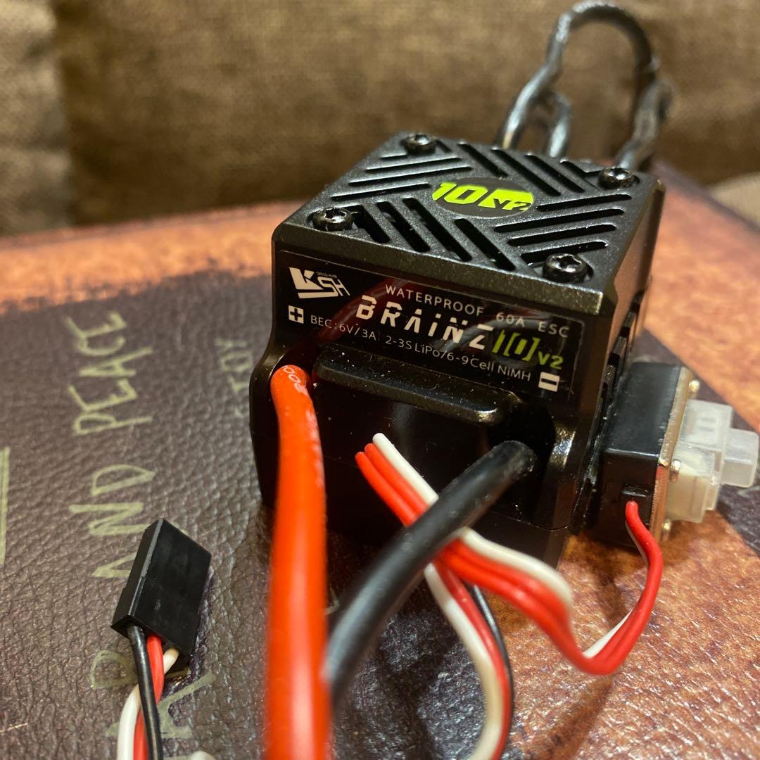 ほぼ未使用　京商ブラシレス　TORX10Eモーター・BRAINZ10v2アンプ