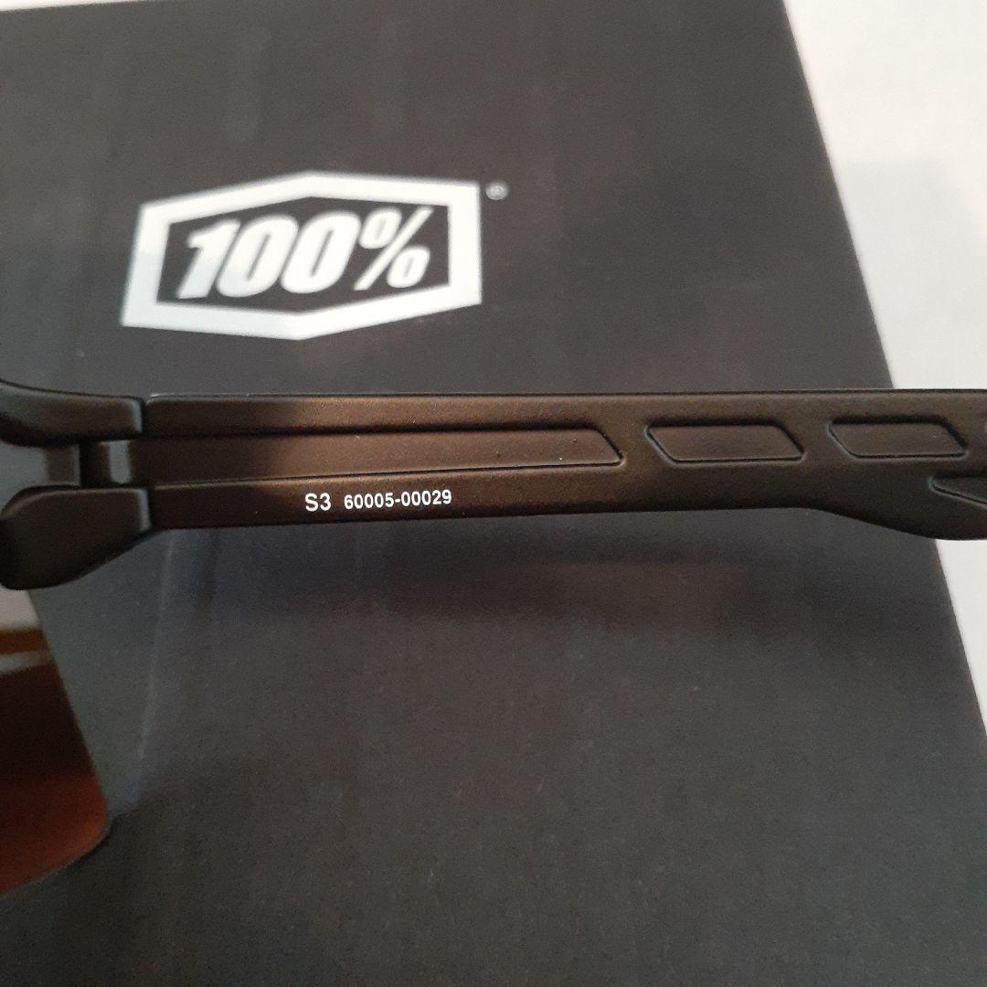 売約済み 100% S3 ブラック ブロンズ ワンハンドレッド サングラス