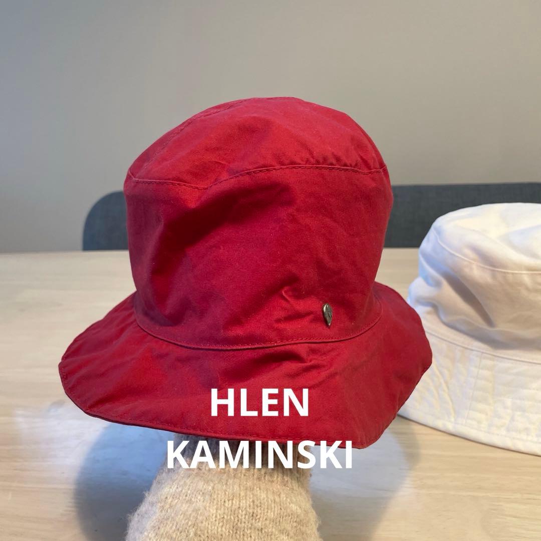 未使用 HELEN KAMINSKI ヘレンカミンスキー ハット 帽子 赤