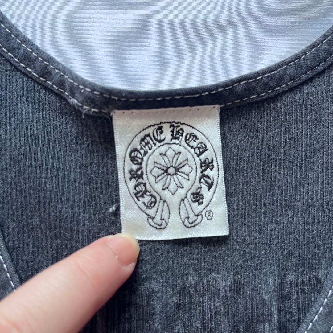 CHROME HEARTS タンクトップ Sサイズ ブラック FUCK YOU