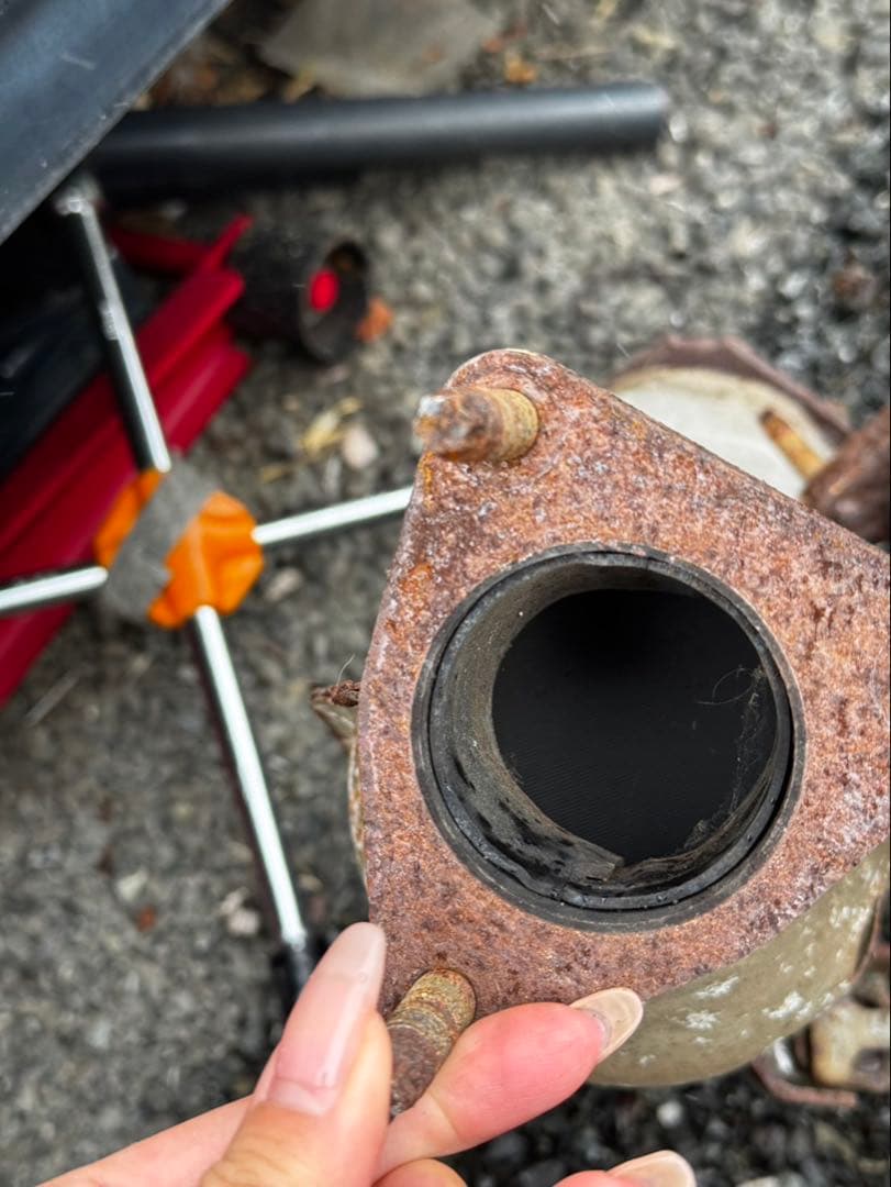 Z33 cpv35 純正触媒　マフラー