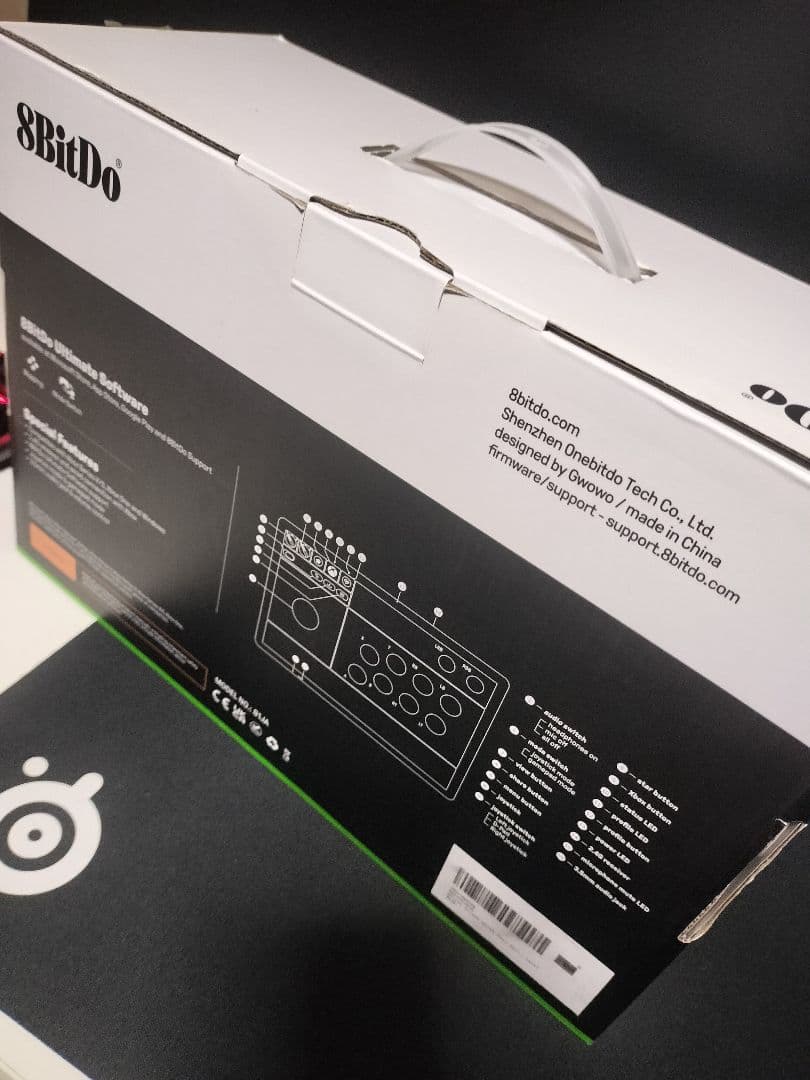 8Bitdo アーケードスティック Xbox、Windows10用　アケコン