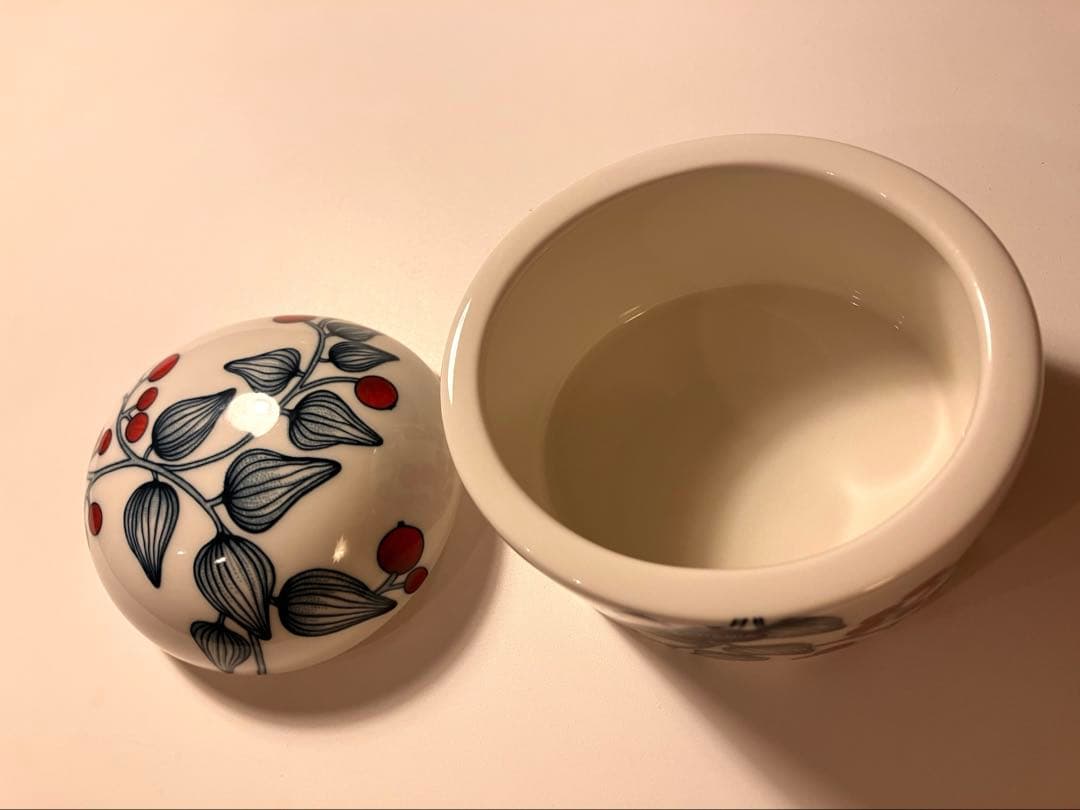 アラビア ルノ ジャー蓋付　フロストベリーArabia