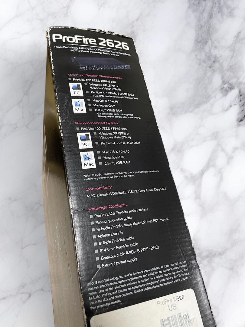 M-AUDIO ProFire 2626 オーディオインターフェイス