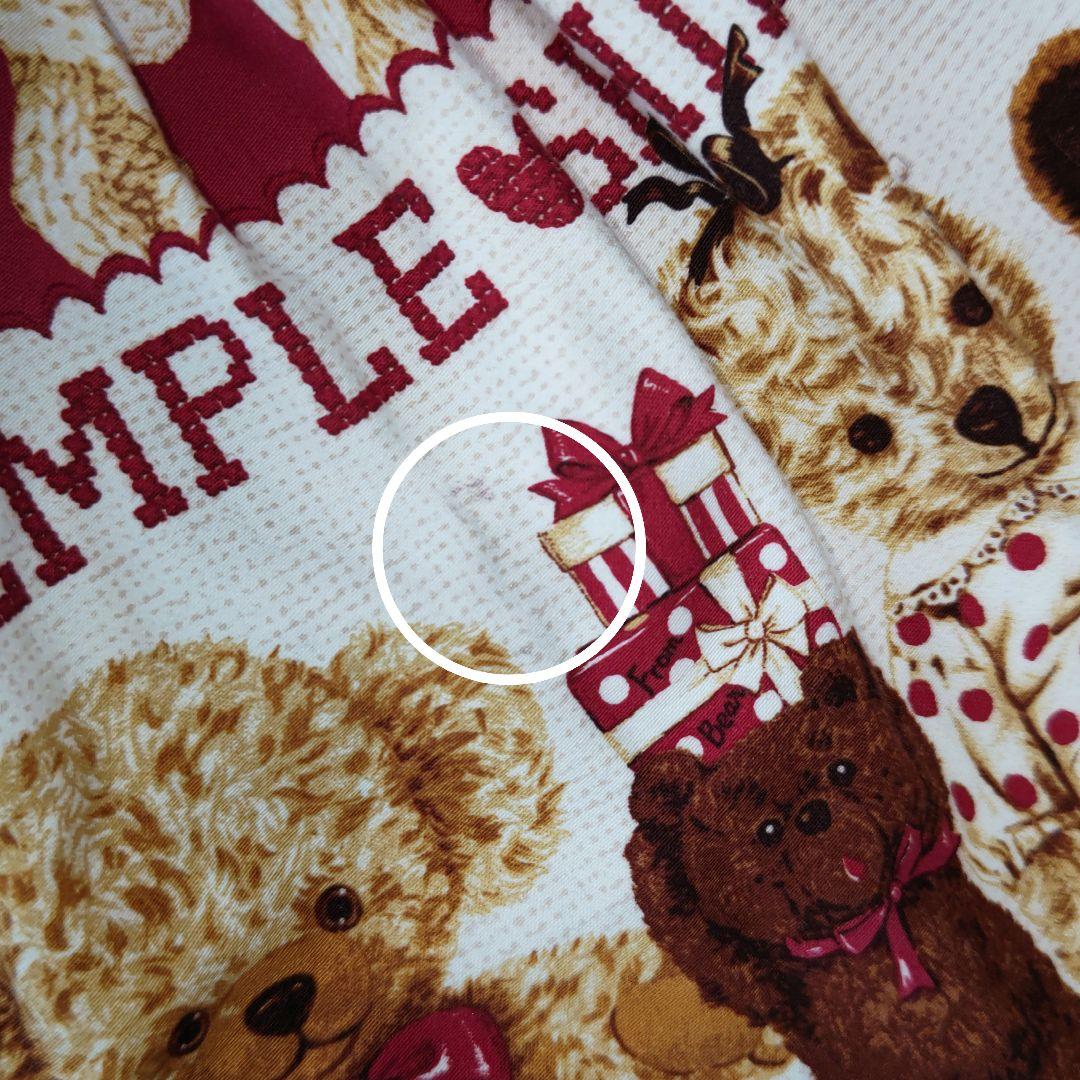 シャーリーテンプル　くまぬいぐるみptワンピース 100