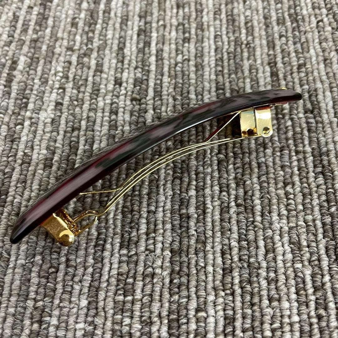 超美品　アレクサンドルドゥパリ　バレッタ　レオパード