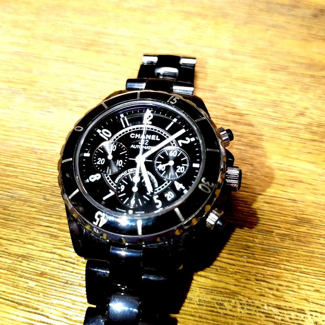 シャネル CHANEL J12 41mm クロノグラフ H0940 腕時計