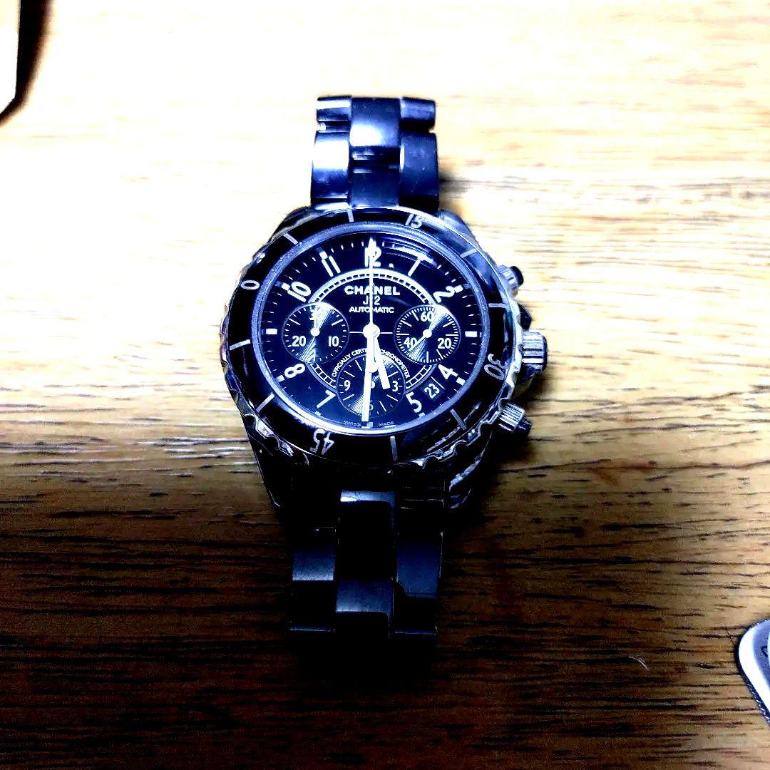 シャネル CHANEL J12 41mm クロノグラフ H0940 腕時計