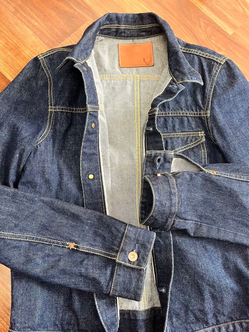 超美品☆yellawイエロー☆1stTYPE日本製デニムジャケット&デニムパンツ