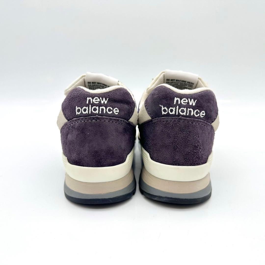 【美品】ニューバランス CM996RW2 パープル グレー スエード 24cm