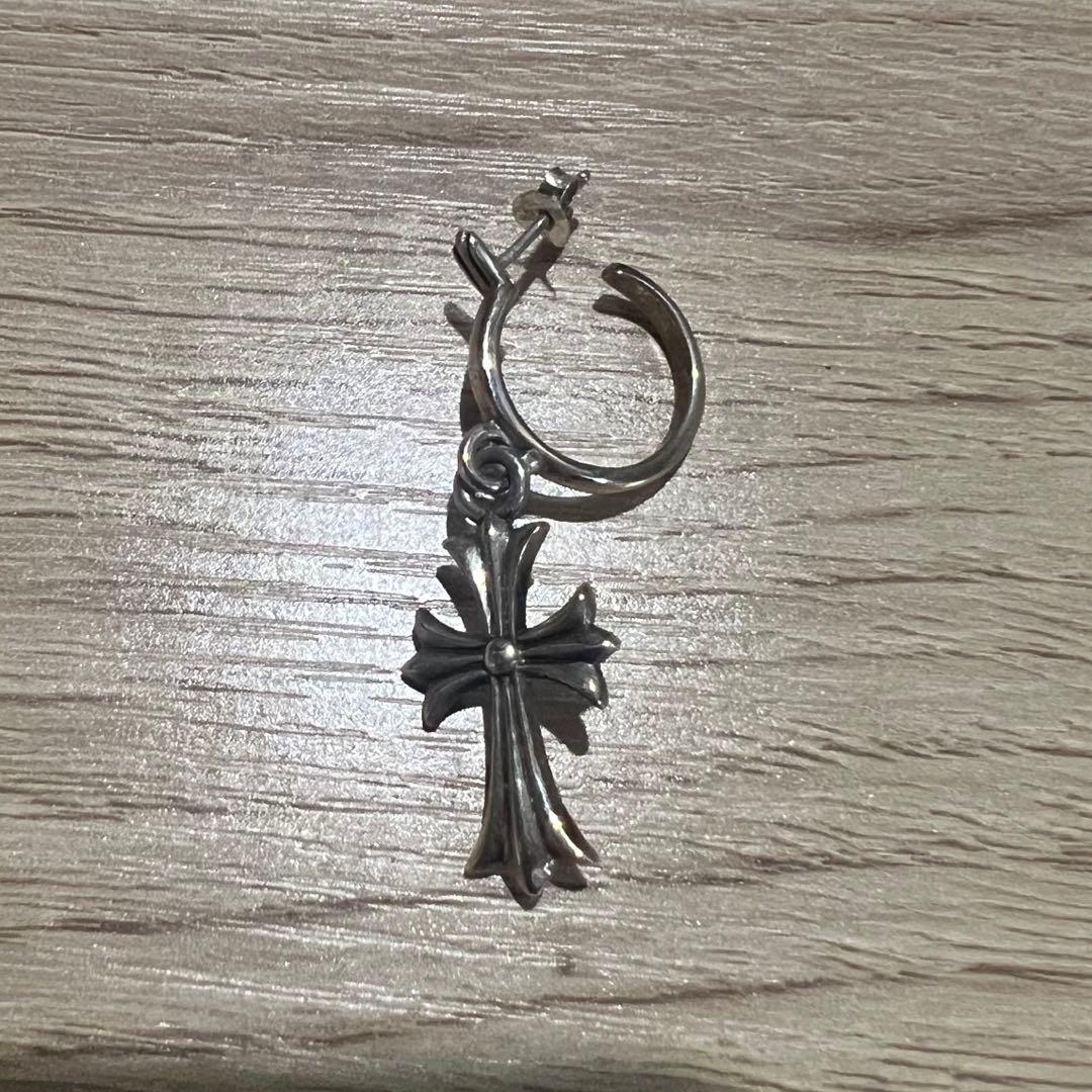 silver925 ピアス クロス