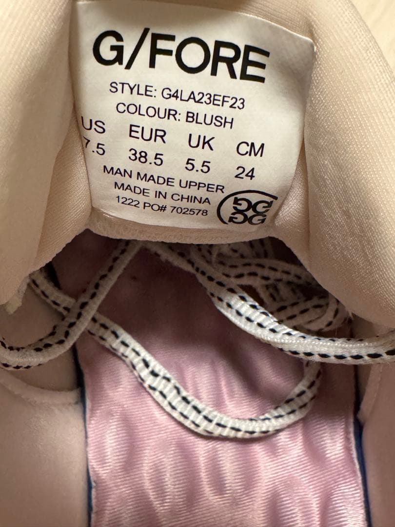 ⭐︎ ジーフォア ゴルフ レディース シューズ スニーカー G/FORE