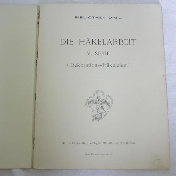 入手困難！2冊セット！D・M・C 刺繍 DMC レース クロシェ デザイン集