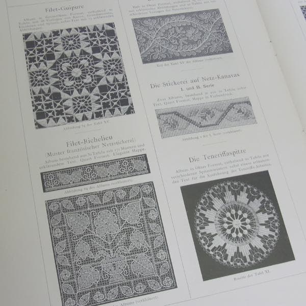 入手困難！2冊セット！D・M・C 刺繍 DMC レース クロシェ デザイン集