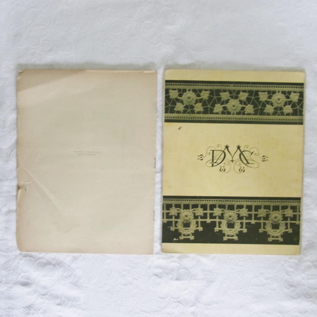 入手困難！2冊セット！D・M・C 刺繍 DMC レース クロシェ デザイン集