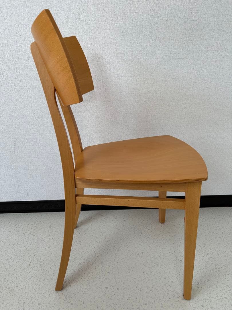 （4/4）カリガリス ダイニングチェア イタリア製 ウォールナット材※i4※