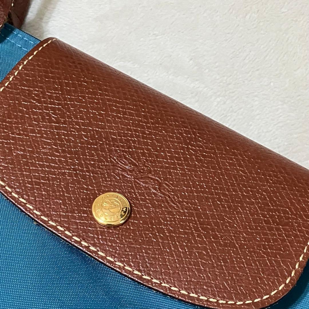 希少 ロンシャン プリアージュ エッフェル塔 トートバッグ L 肩掛け A4 青