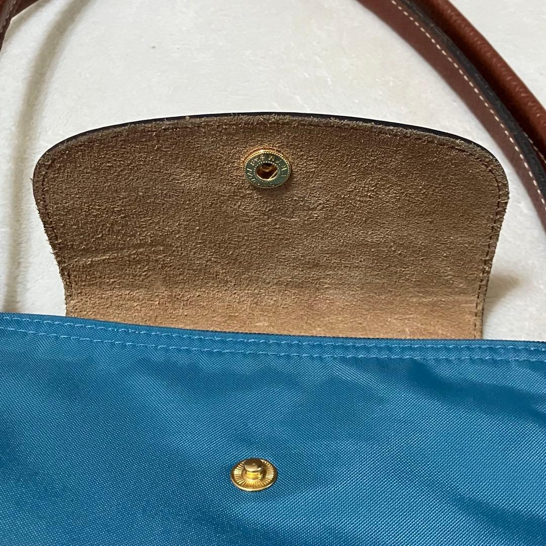 希少 ロンシャン プリアージュ エッフェル塔 トートバッグ L 肩掛け A4 青