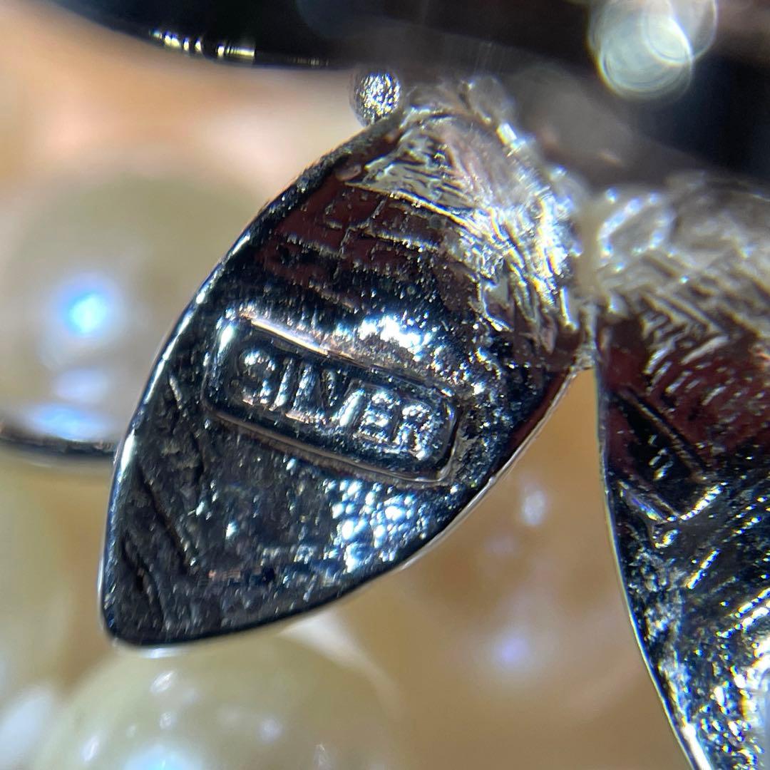 アコヤパール フラワークラスプ ロングネックレス 5.9〜6.3㎜ O556