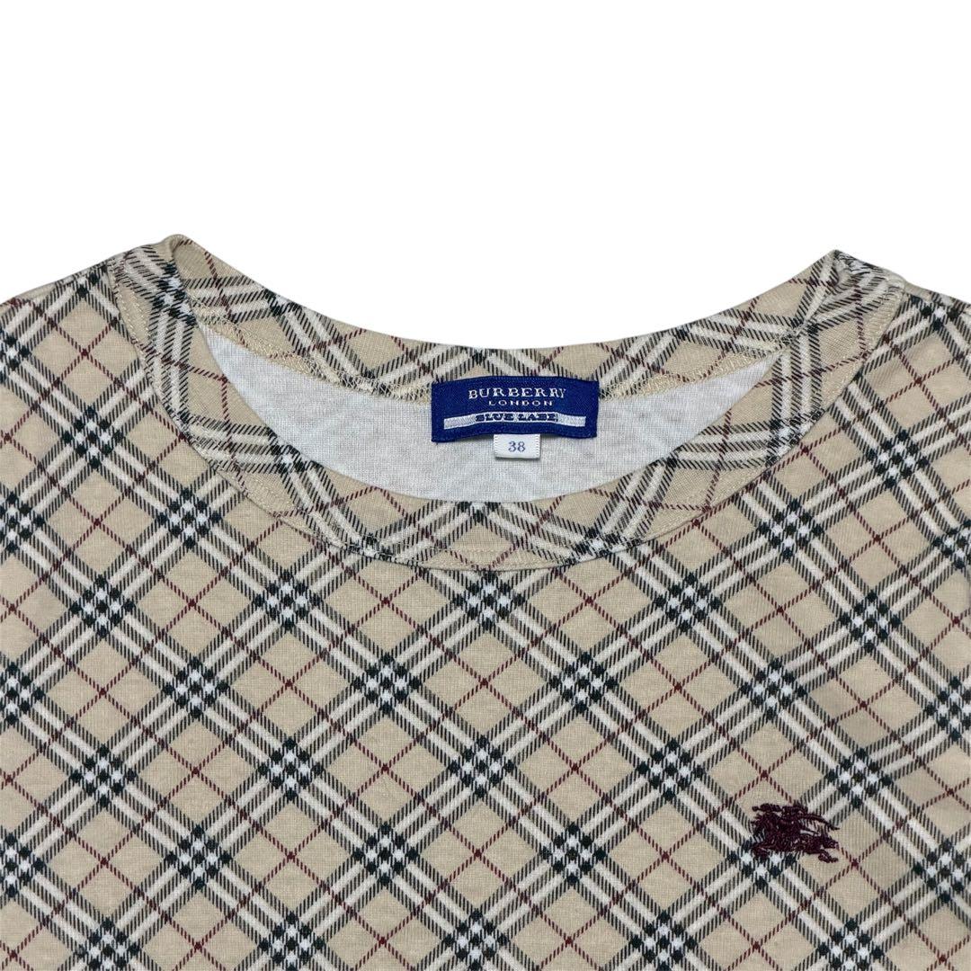 BURBERRY LONDON Blue Label チェック長袖カットソー