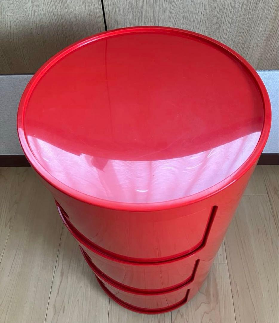 【美品】Kartell カルテル社　コンポニビリ3段 レッド
