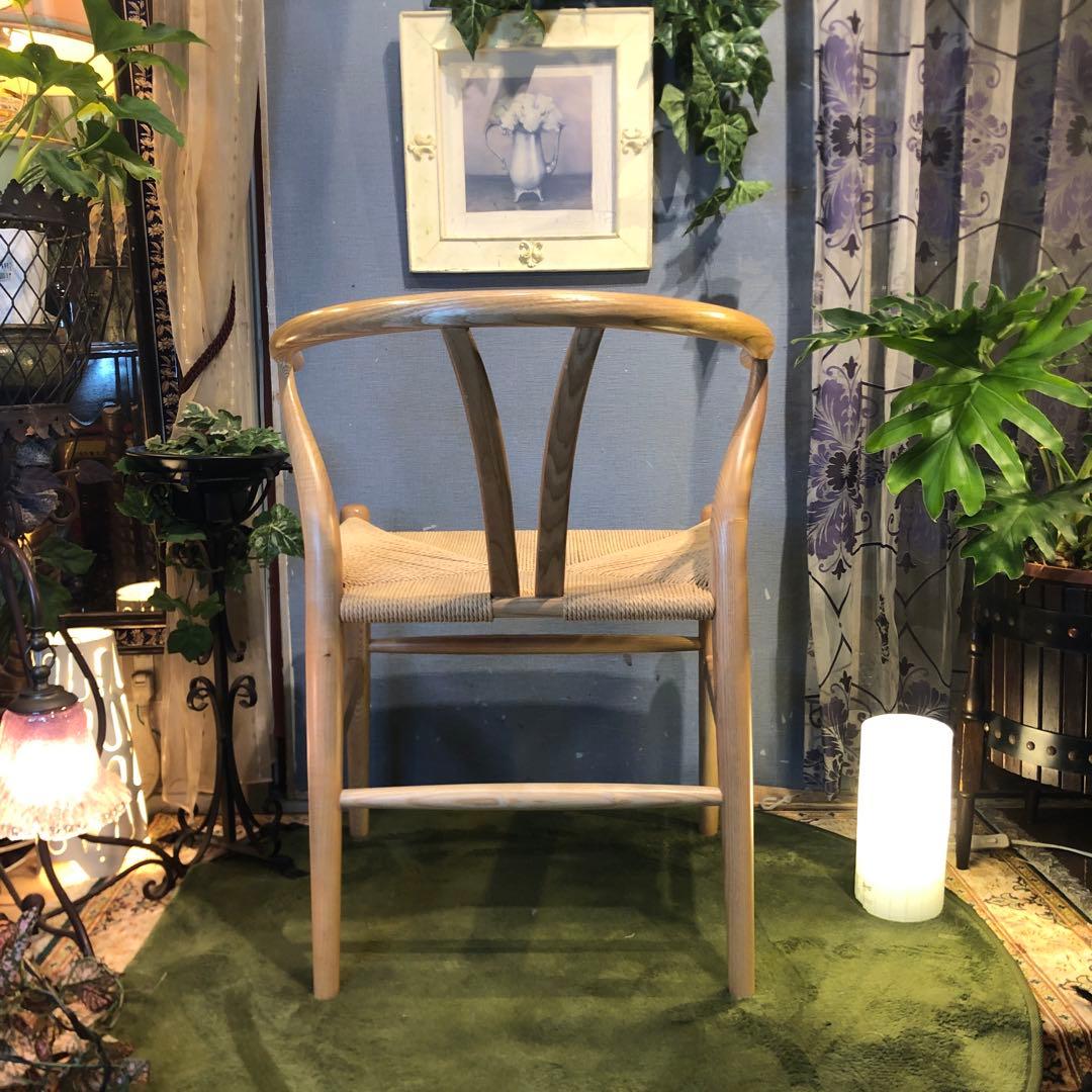 北欧デザインペーパーコード　　Yチェア型　リプロダクト品　椅子