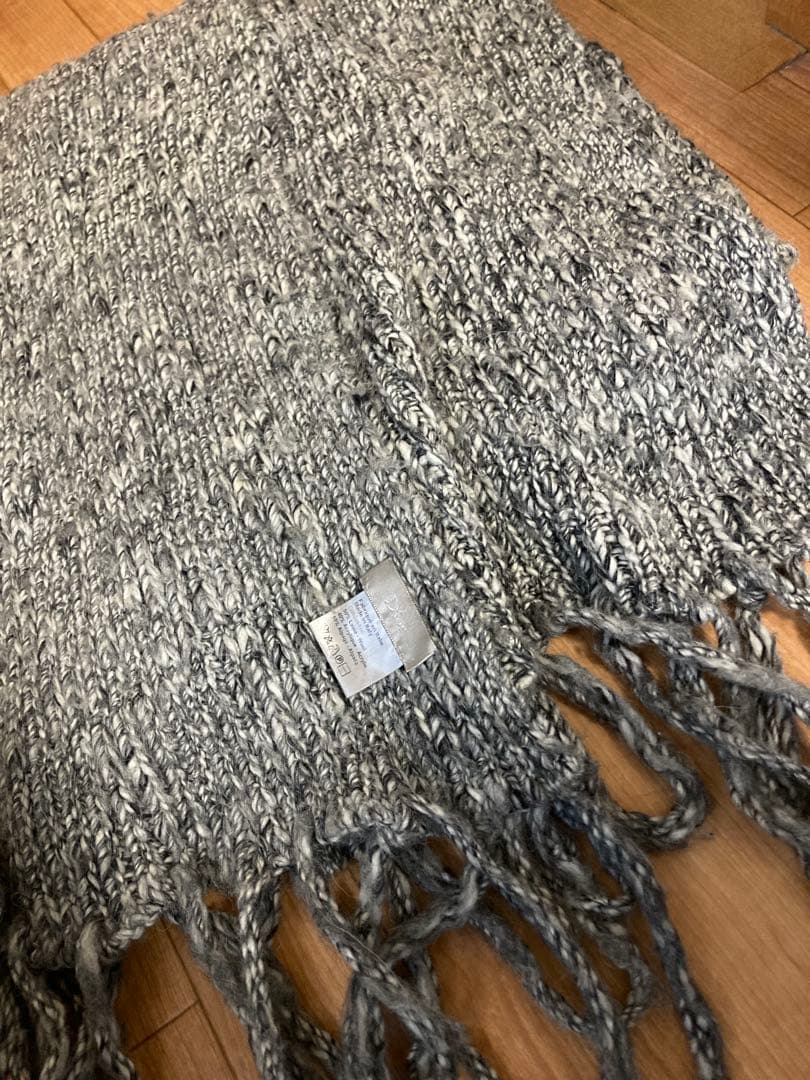 dior homme ディオールオム　霜降り　ロング　マフラー　エディ期　レア