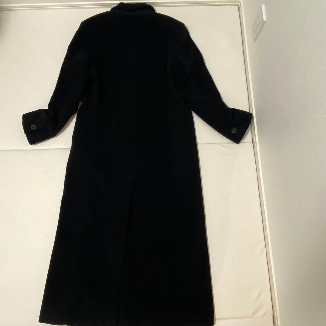 マックスマーラ　ロングコート　チェスターコート　LANAWOOL 42 3L 黒