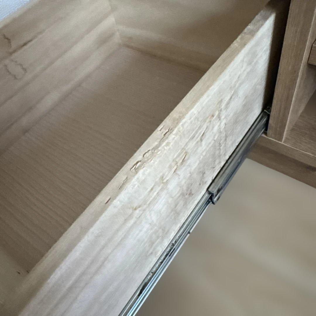 【本日限定値下げ】木目調シンプルテレビ台 引き出し付き　150cm