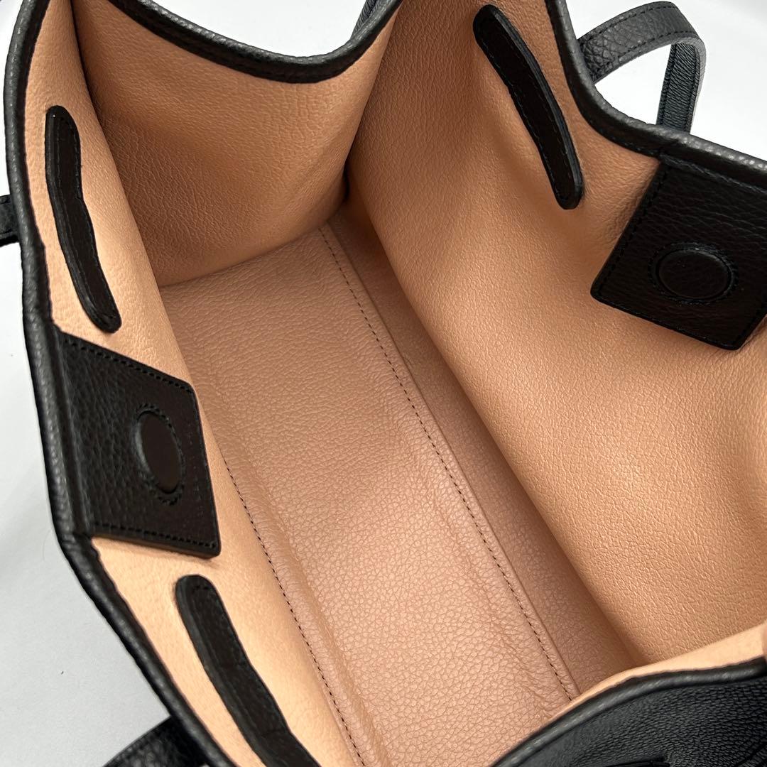 美品【GIANNI CHIARINI】マルチェッラ 本革 トートバッグ ポーチ付