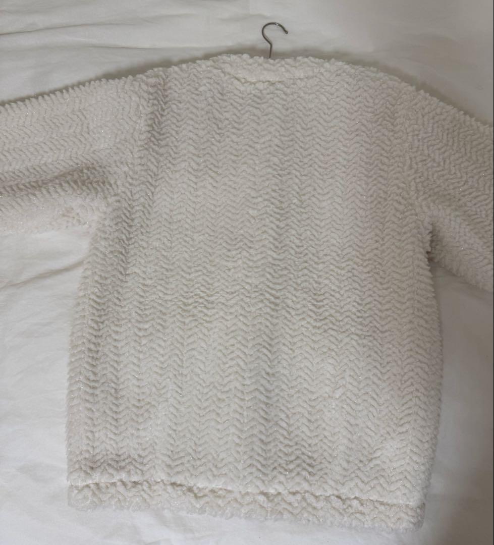 dazzlin（ダズリン）ボアフレンチブルゾン／オフホワイト