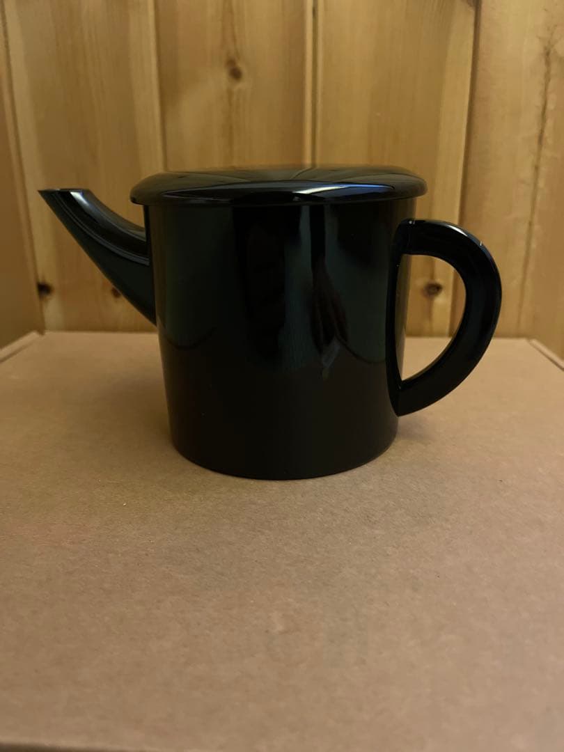 湯桶24個セット 新品 送料込 大サイズ400cc 光沢の黒色 プラスチック製