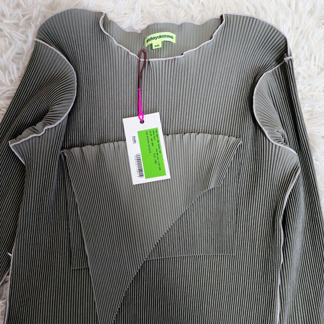 【新品】【現行品】kotohayokozawa トップス　カットソー　グレー