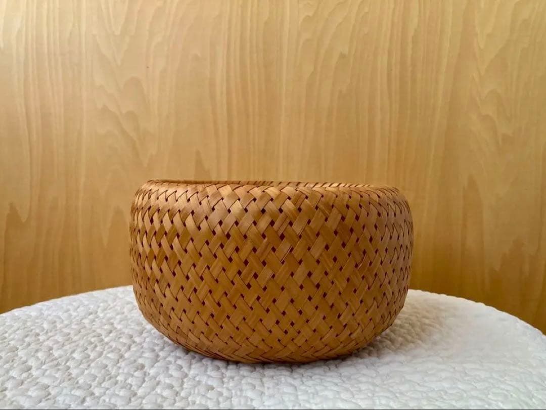 未使用 ヨーガンレール ババグーリ 竹籠