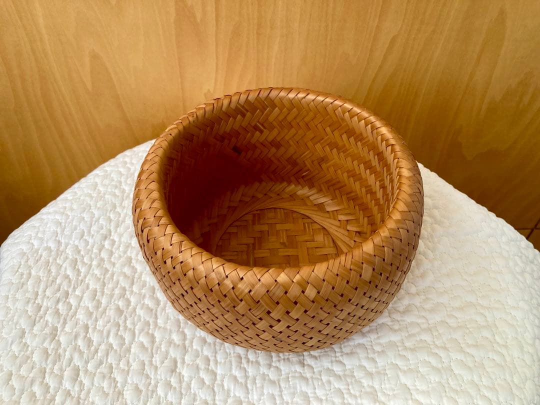 未使用 ヨーガンレール ババグーリ 竹籠