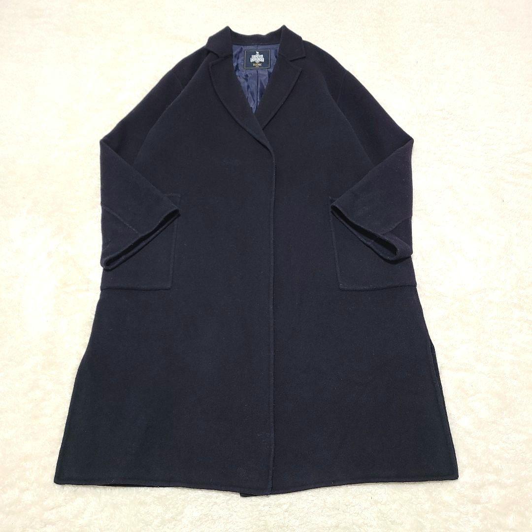 【人気】23年　スローブイエナ　ハミルトン　ダブルフェイスロングチェスターコート