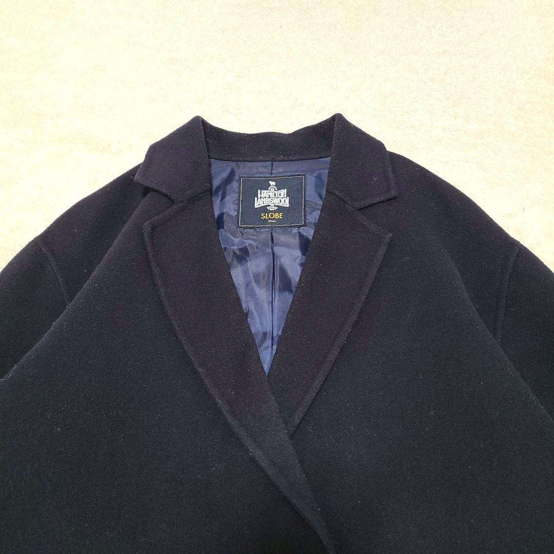 【人気】23年　スローブイエナ　ハミルトン　ダブルフェイスロングチェスターコート