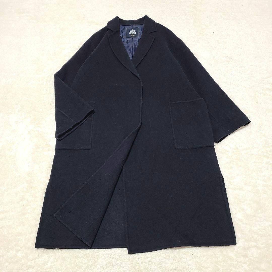 【人気】23年　スローブイエナ　ハミルトン　ダブルフェイスロングチェスターコート