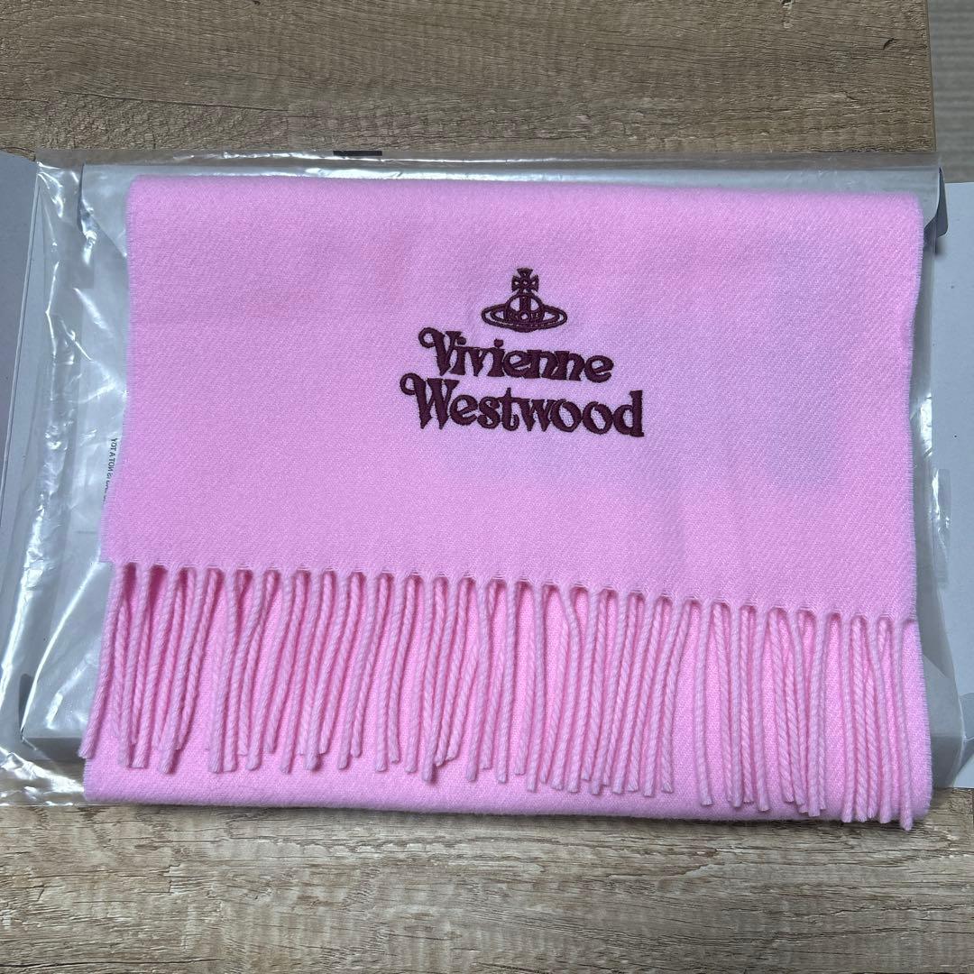 Vivienne Westwood ピンク マフラー 新品タグ付き