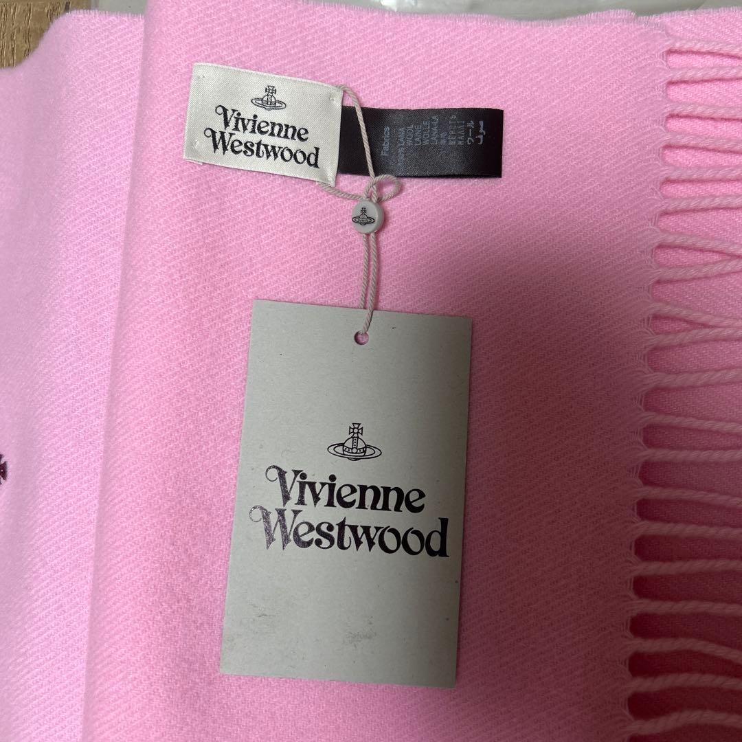 Vivienne Westwood ピンク マフラー 新品タグ付き